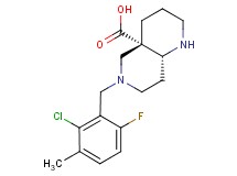 (4aS*,8aR*)-6-(2-chloro-6-fluoro-3-methylbenzyl)octahydro-1,6-naphthyridine-4a(2H)-carboxylic acid