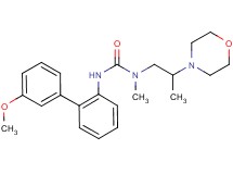 N'-(3'-methoxybiphenyl-2-yl)-N-methyl-N-(2-morpholin-4-ylpropyl)urea
