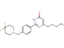 6-butyl-2-{4-[(4,4-difluoropiperidin-1-yl)methyl]phenyl}pyrimidin-4(3H)-one