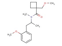 1-(methoxymethyl)-N-[2-(2-methoxyphenyl)-1-methylethyl]-N-methylcyclobutanecarboxamide