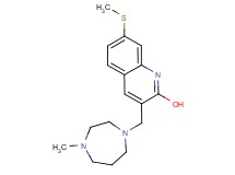 3-[(4-methyl-1,4-diazepan-1-yl)methyl]-7-(methylthio)-2-quinolinol