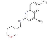 4,6-dimethyl-N-(tetrahydro-2H-pyran-3-ylmethyl)quinolin-2-amine