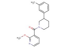 2-methoxy-3-{[3-(3-methylphenyl)-1-piperidinyl]carbonyl}pyridine