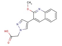 [4-(2-methoxyquinolin-3-yl)-1H-pyrazol-1-yl]acetic acid