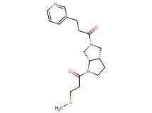 (3aS,6aS)-1-[3-(methylthio)propanoyl]-5-(3-pyridin-3-ylpropanoyl)octahydropyrrolo[3,4-b]pyrrole