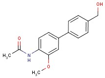 N-[4'-(hydroxymethyl)-3-methoxy-4-biphenylyl]acetamide