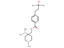 N-{[4-(dimethylamino)-1-methyl-4-piperidinyl]methyl}-4-(3-hydroxy-3-methylbutyl)benzamide