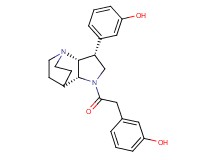 3-{(3R*,3aR*,7aR*)-1-[(3-hydroxyphenyl)acetyl]octahydro-4,7-ethanopyrrolo[3,2-b]pyridin-3-yl}phenol