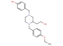 4-{[4-(4-ethoxybenzyl)-3-(2-hydroxyethyl)-1-piperazinyl]methyl}phenol