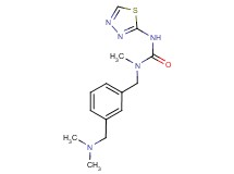 N-{3-[(dimethylamino)methyl]benzyl}-N-methyl-N'-1,3,4-thiadiazol-2-ylurea