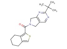 2-tert-butyl-6-(4,5,6,7-tetrahydro-2-benzothien-1-ylcarbonyl)-6,7-dihydro-5H-pyrrolo[3,4-d]pyrimidine