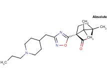 (1R,4S)-1,7,7-trimethyl-4-{3-[(1-propylpiperidin-4-yl)methyl]-1,2,4-oxadiazol-5-yl}-2-oxabicyclo[2.2.1]heptan-3-one