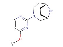 (1S*,6R*)-3-(4-methoxypyrimidin-2-yl)-3,9-diazabicyclo[4.2.1]nonane