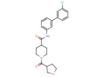 N-(3'-chloro-3-biphenylyl)-1-(tetrahydro-3-furanylcarbonyl)-4-piperidinecarboxamide