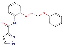 N-[2-(2-phenoxyethoxy)phenyl]-1H-pyrazole-3-carboxamide