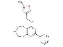 N-[(5-methyl-1,2,4-oxadiazol-3-yl)methyl]-2-pyridin-2-yl-6,7,8,9-tetrahydro-5H-pyrimido[4,5-d]azepin-4-amine
