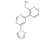 4-(2-methoxypyridin-3-yl)-6-(1H-pyrazol-1-yl)pyrimidine