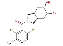 (3aR*,5S*,6S*,7aS*)-2-(2,6-difluoro-3-methylbenzoyl)octahydro-1H-isoindole-5,6-diol