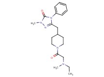 5-[(1-{[ethyl(methyl)amino]acetyl}piperidin-4-yl)methyl]-2-methyl-4-phenyl-2,4-dihydro-3H-1,2,4-triazol-3-one