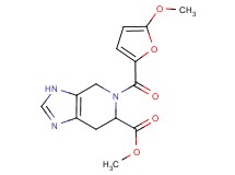 methyl 5-(5-methoxy-2-furoyl)-4,5,6,7-tetrahydro-3H-imidazo[4,5-c]pyridine-6-carboxylate trifluoroacetate
