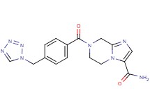 7-[4-(1H-tetrazol-1-ylmethyl)benzoyl]-5,6,7,8-tetrahydroimidazo[1,2-a]pyrazine-3-carboxamide