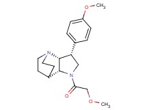 (3R*,3aR*,7aR*)-1-(methoxyacetyl)-3-(4-methoxyphenyl)octahydro-4,7-ethanopyrrolo[3,2-b]pyridine