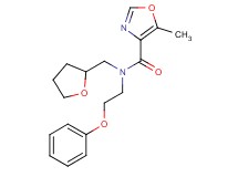 5-methyl-N-(2-phenoxyethyl)-N-(tetrahydrofuran-2-ylmethyl)-1,3-oxazole-4-carboxamide