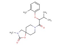 3-methyl-8-[3-methyl-2-(2-methylphenoxy)butanoyl]-1-oxa-3,8-diazaspiro[4.5]decan-2-one