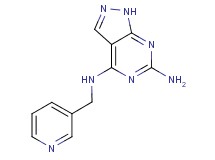 N~4~-(3-pyridinylmethyl)-1H-pyrazolo[3,4-d]pyrimidine-4,6-diamine