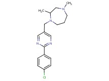 1-{[2-(4-chlorophenyl)pyrimidin-5-yl]methyl}-2,4-dimethyl-1,4-diazepane