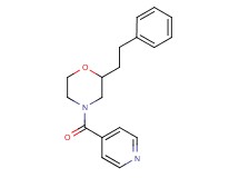 4-isonicotinoyl-2-(2-phenylethyl)morpholine
