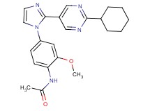 N-{4-[2-(2-cyclohexylpyrimidin-5-yl)-1H-imidazol-1-yl]-2-methoxyphenyl}acetamide
