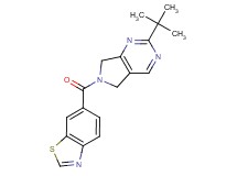 6-(1,3-benzothiazol-6-ylcarbonyl)-2-tert-butyl-6,7-dihydro-5H-pyrrolo[3,4-d]pyrimidine