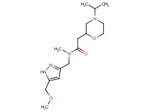 2-(4-isopropylmorpholin-2-yl)-N-{[5-(methoxymethyl)-1H-pyrazol-3-yl]methyl}-N-methylacetamide