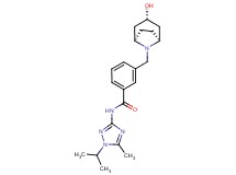 3-{[(3-endo)-3-hydroxy-8-azabicyclo[3.2.1]oct-8-yl]methyl}-N-(1-isopropyl-5-methyl-1H-1,2,4-triazol-3-yl)benzamide