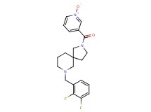 7-(2,3-difluorobenzyl)-2-[(1-oxido-3-pyridinyl)carbonyl]-2,7-diazaspiro[4.5]decane