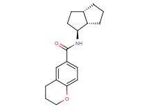 N-[(1S*,3aS*,6aS*)-octahydropentalen-1-yl]chromane-6-carboxamide