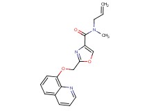 N-allyl-N-methyl-2-[(quinolin-8-yloxy)methyl]-1,3-oxazole-4-carboxamide