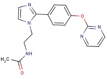 N-(2-{2-[4-(pyrimidin-2-yloxy)phenyl]-1H-imidazol-1-yl}ethyl)acetamide