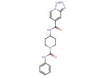 N-[1-(anilinocarbonyl)piperidin-4-yl]tetrazolo[1,5-a]pyridine-7-carboxamide