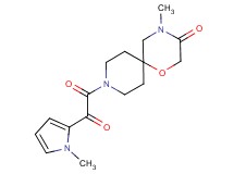 4-methyl-9-[(1-methyl-1H-pyrrol-2-yl)(oxo)acetyl]-1-oxa-4,9-diazaspiro[5.5]undecan-3-one