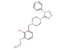 2-ethoxy-6-{[4-(1-phenyl-1H-tetrazol-5-yl)piperazin-1-yl]methyl}phenol