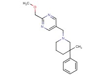 2-(methoxymethyl)-5-[(3-methyl-3-phenylpiperidin-1-yl)methyl]pyrimidine
