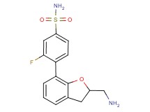 4-[2-(aminomethyl)-2,3-dihydro-1-benzofuran-7-yl]-3-fluorobenzenesulfonamide