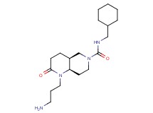 rel-(4aS,8aR)-1-(3-aminopropyl)-N-(cyclohexylmethyl)-2-oxooctahydro-1,6-naphthyridine-6(2H)-carboxamide hydrochloride