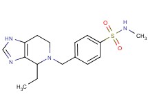 4-[(4-ethyl-1,4,6,7-tetrahydro-5H-imidazo[4,5-c]pyridin-5-yl)methyl]-N-methylbenzenesulfonamide