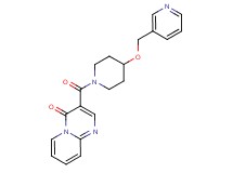 3-{[4-(3-pyridinylmethoxy)-1-piperidinyl]carbonyl}-4H-pyrido[1,2-a]pyrimidin-4-one