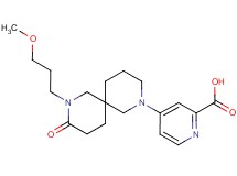 4-[8-(3-methoxypropyl)-9-oxo-2,8-diazaspiro[5.5]undec-2-yl]-2-pyridinecarboxylic acid