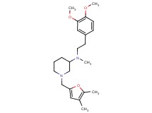 N-[2-(3,4-dimethoxyphenyl)ethyl]-1-[(4,5-dimethyl-2-furyl)methyl]-N-methyl-3-piperidinamine