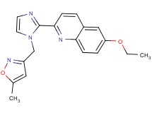 6-ethoxy-2-{1-[(5-methylisoxazol-3-yl)methyl]-1H-imidazol-2-yl}quinoline